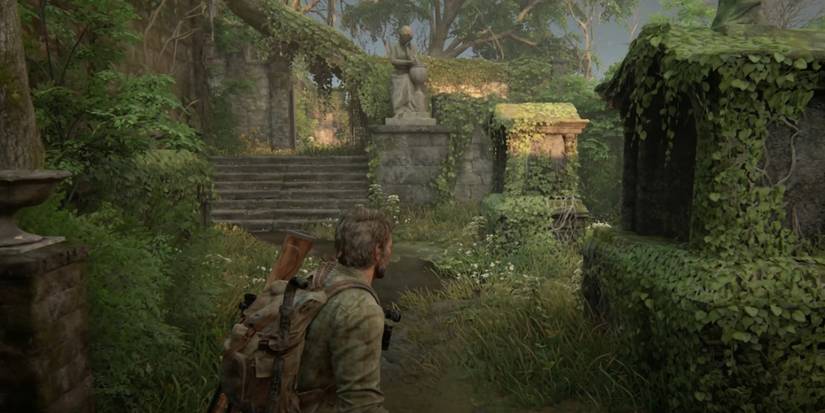 last of us part 1 bill's town graveyard