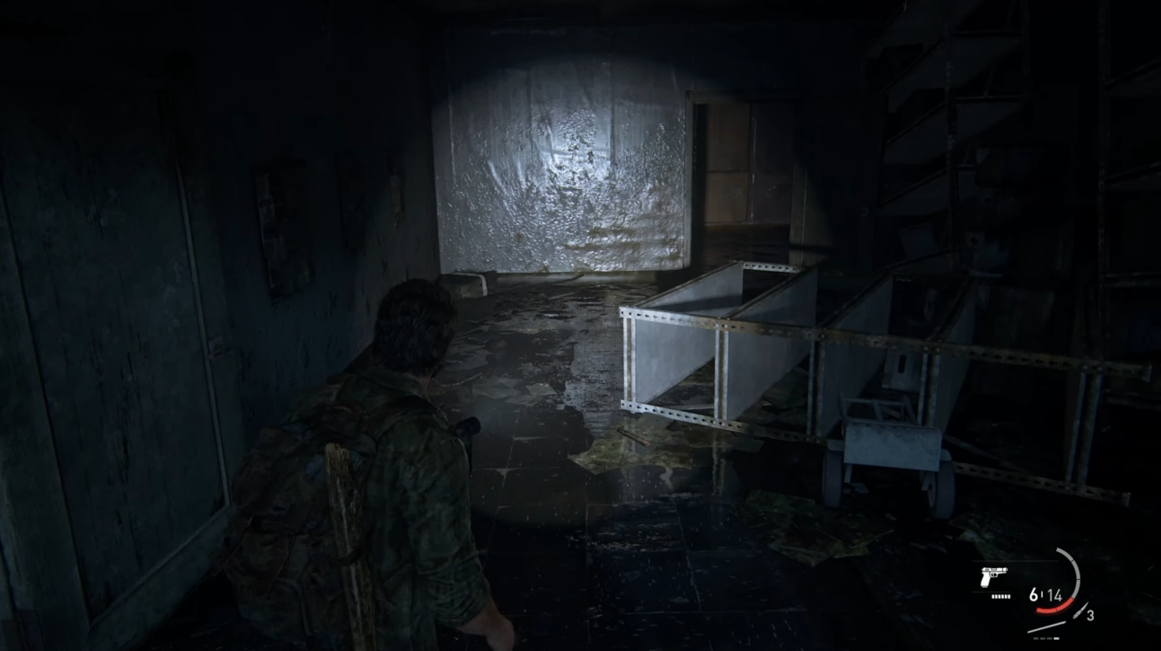 last of us part 1 outskirts skyscraper doorway