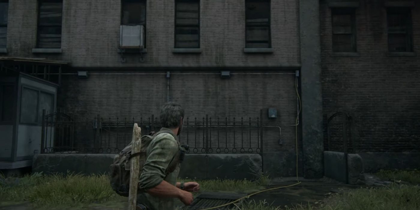 last of us part 1 quarantine zone stairway entrance