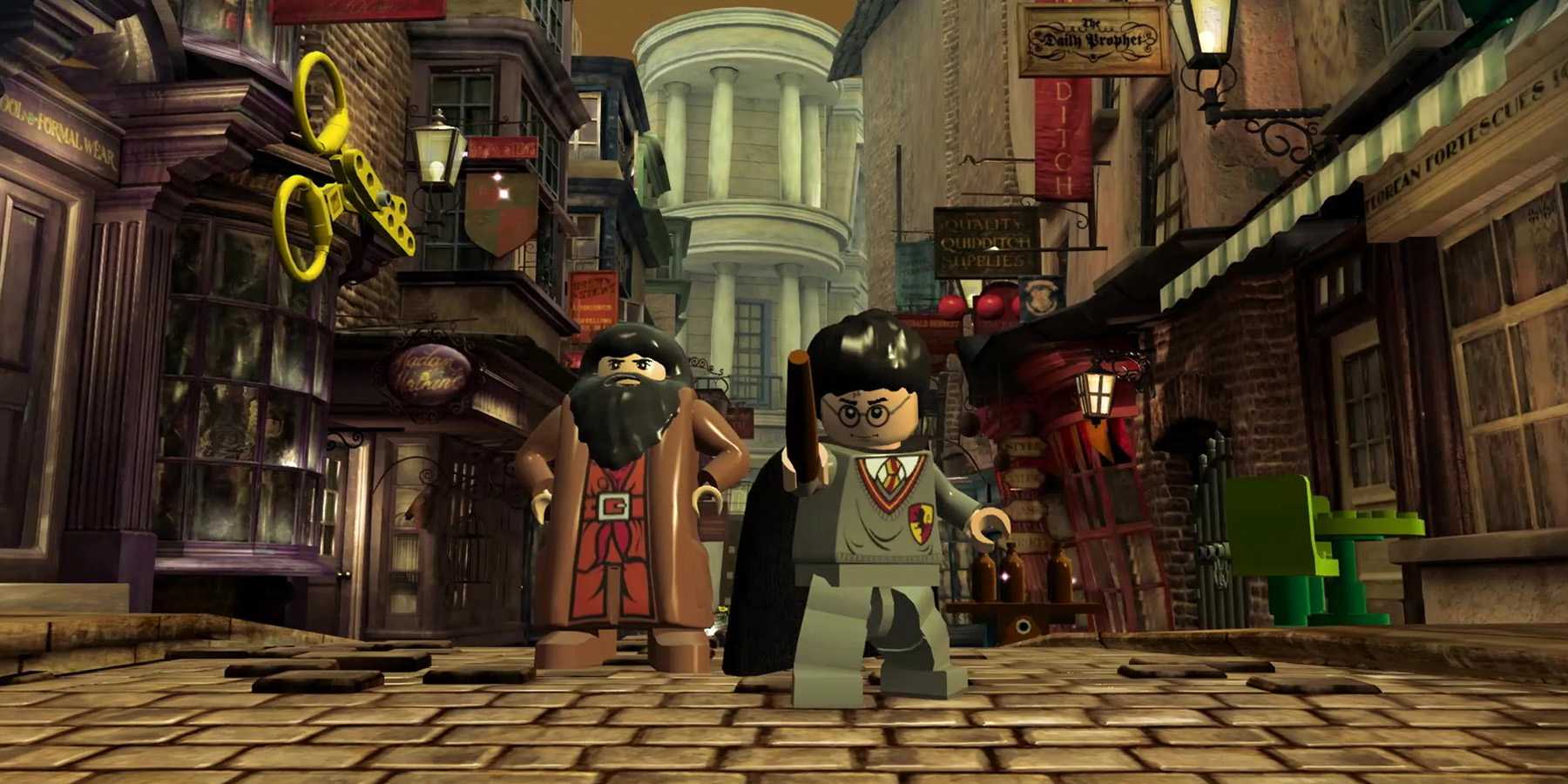LEGO Harry Potter Collection diagon alley with Hagrid