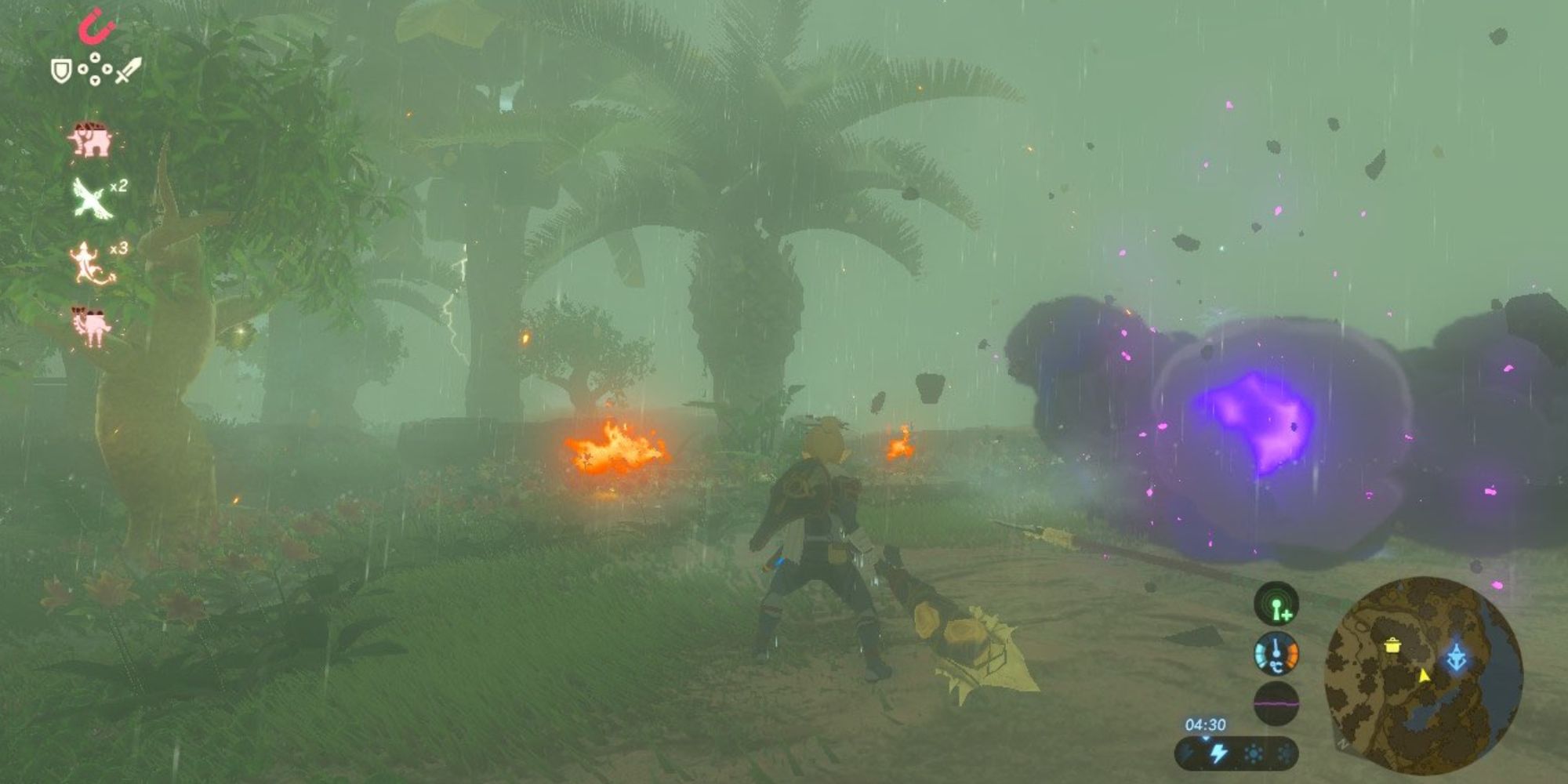 lightning damage botw