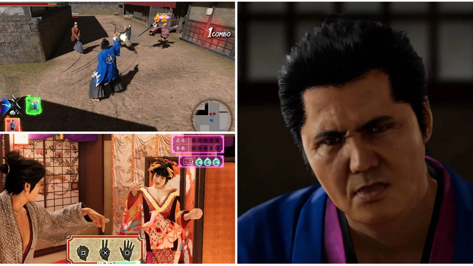 Like a Dragon Ishin Changes- Combat Minigames Takeda