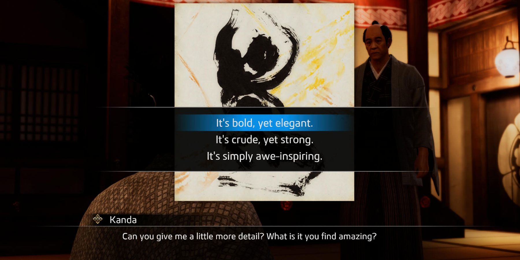 Like a Dragon Ishin - Kandos second question