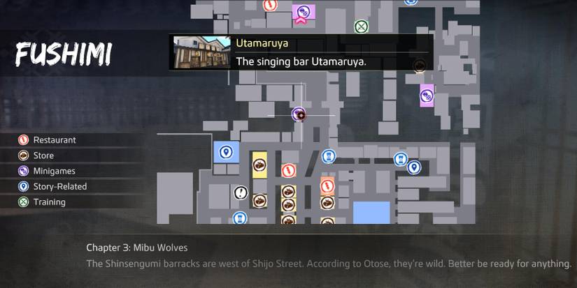 Like a Dragon Ishin - Karaoke bar location