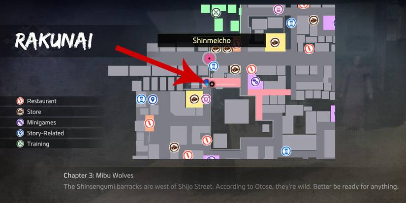 Like a Dragon Ishin location of the Mochi Mystery substory