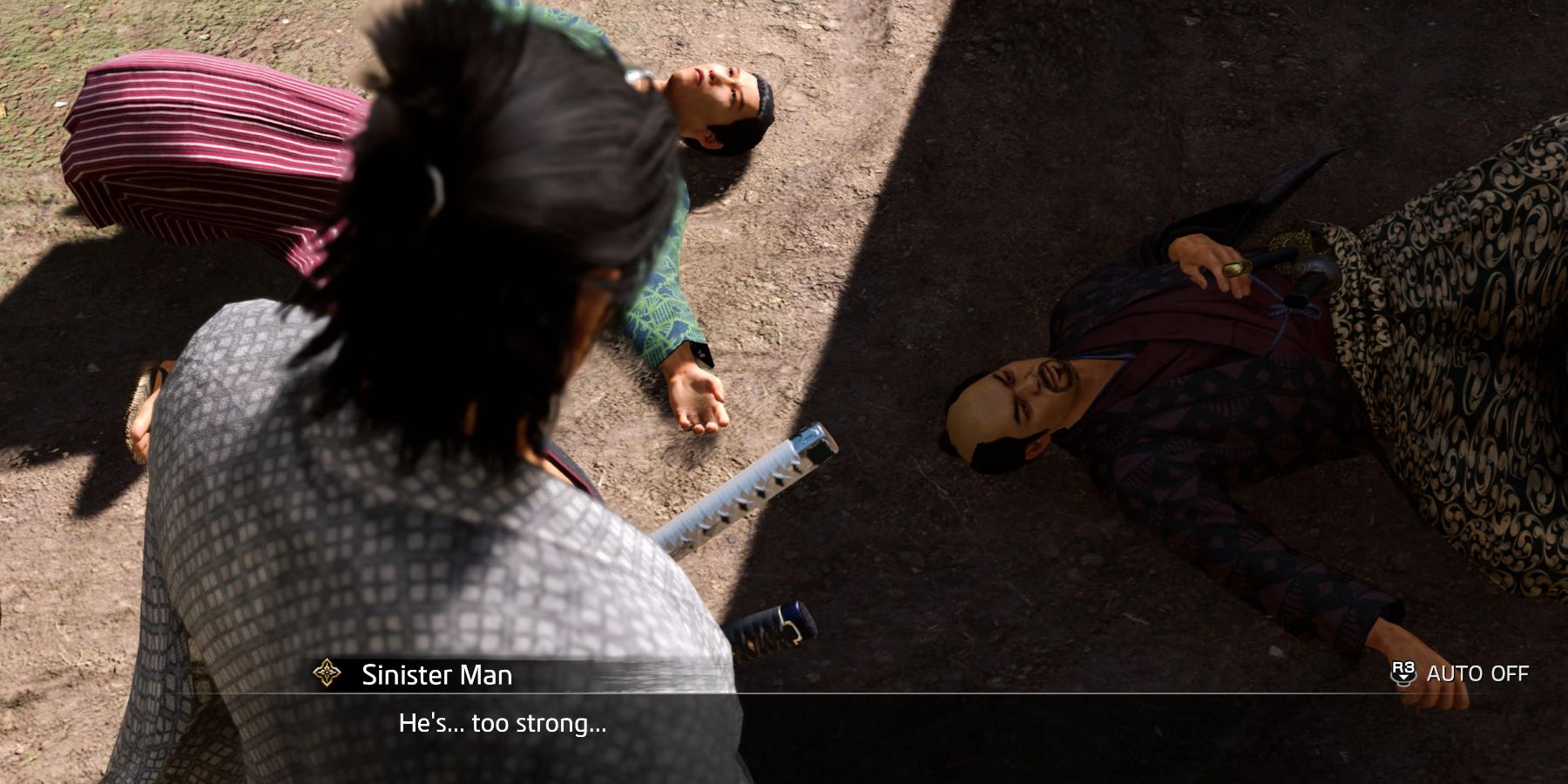 Like a Dragon Ishin - Ryoma defeated the kidnappers