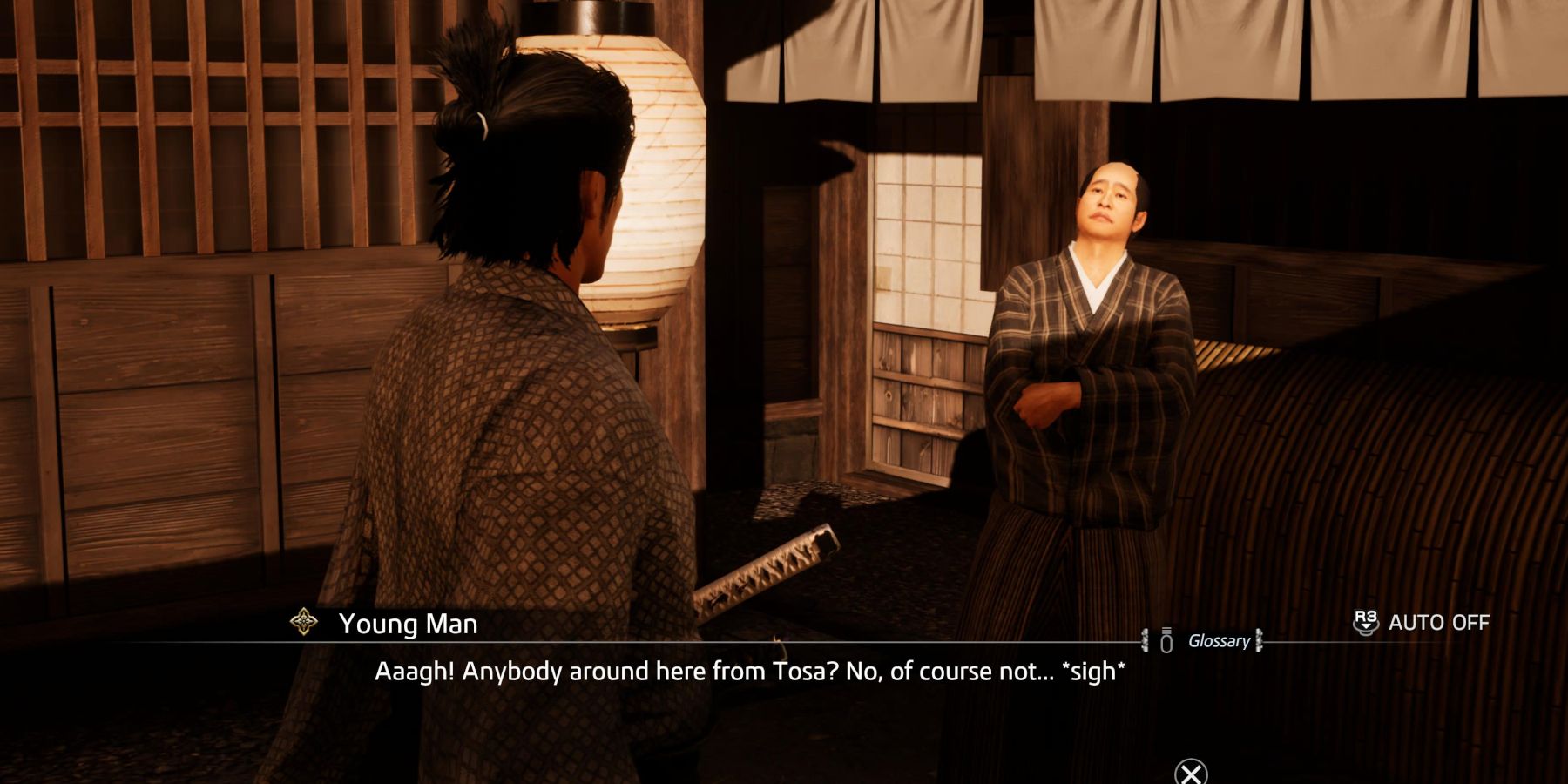 Like a Dragon Ishin Talkin Tosa substory Fujie looking for help