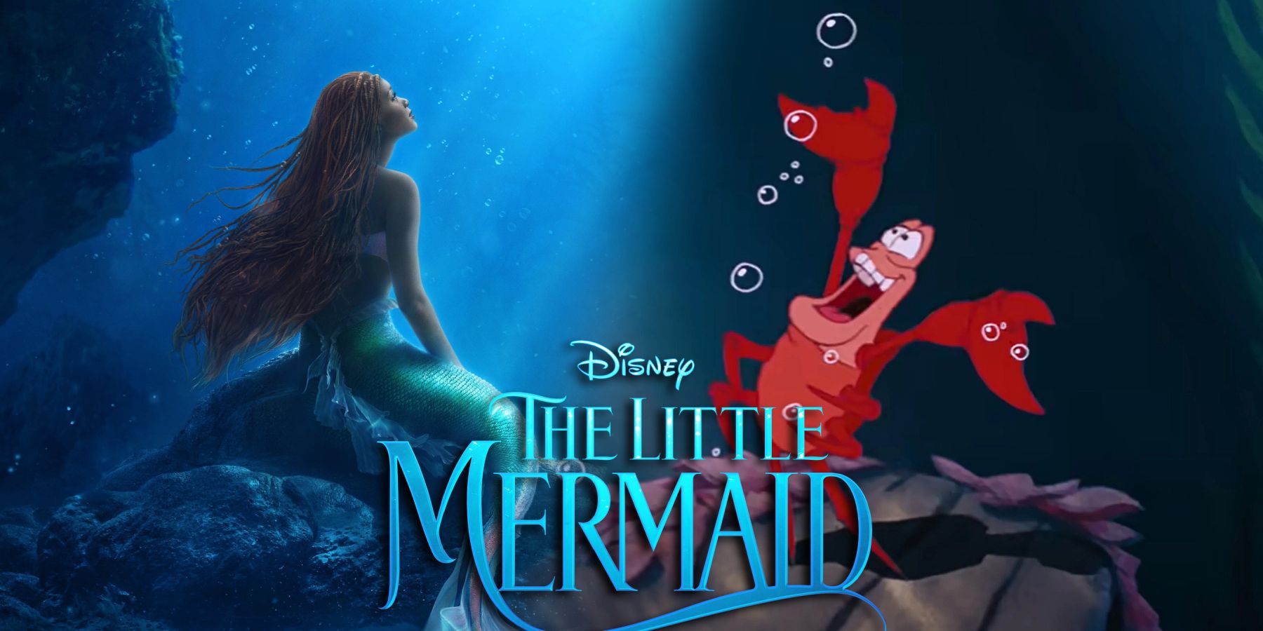 The Little Mermaid Disney Sebastian cartoon live-action