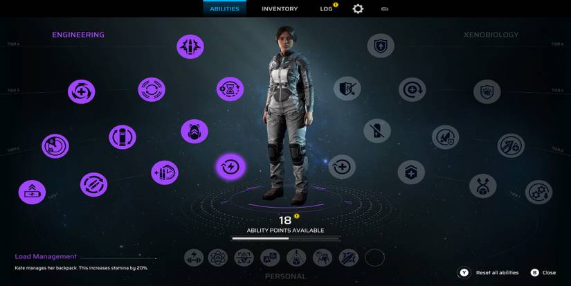 Load Management ability in Scars Above