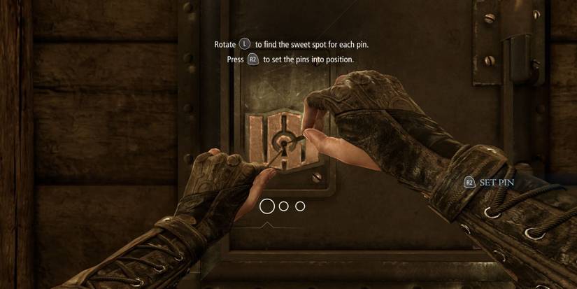 Lockpicking in Thief (2014)