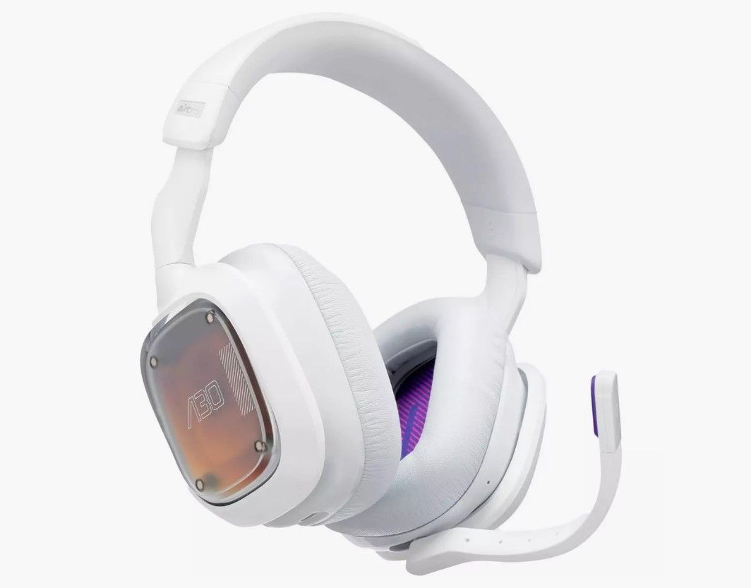 White Logitech G Astro A30 LIGHTSPEED Wireless Gaming Headset