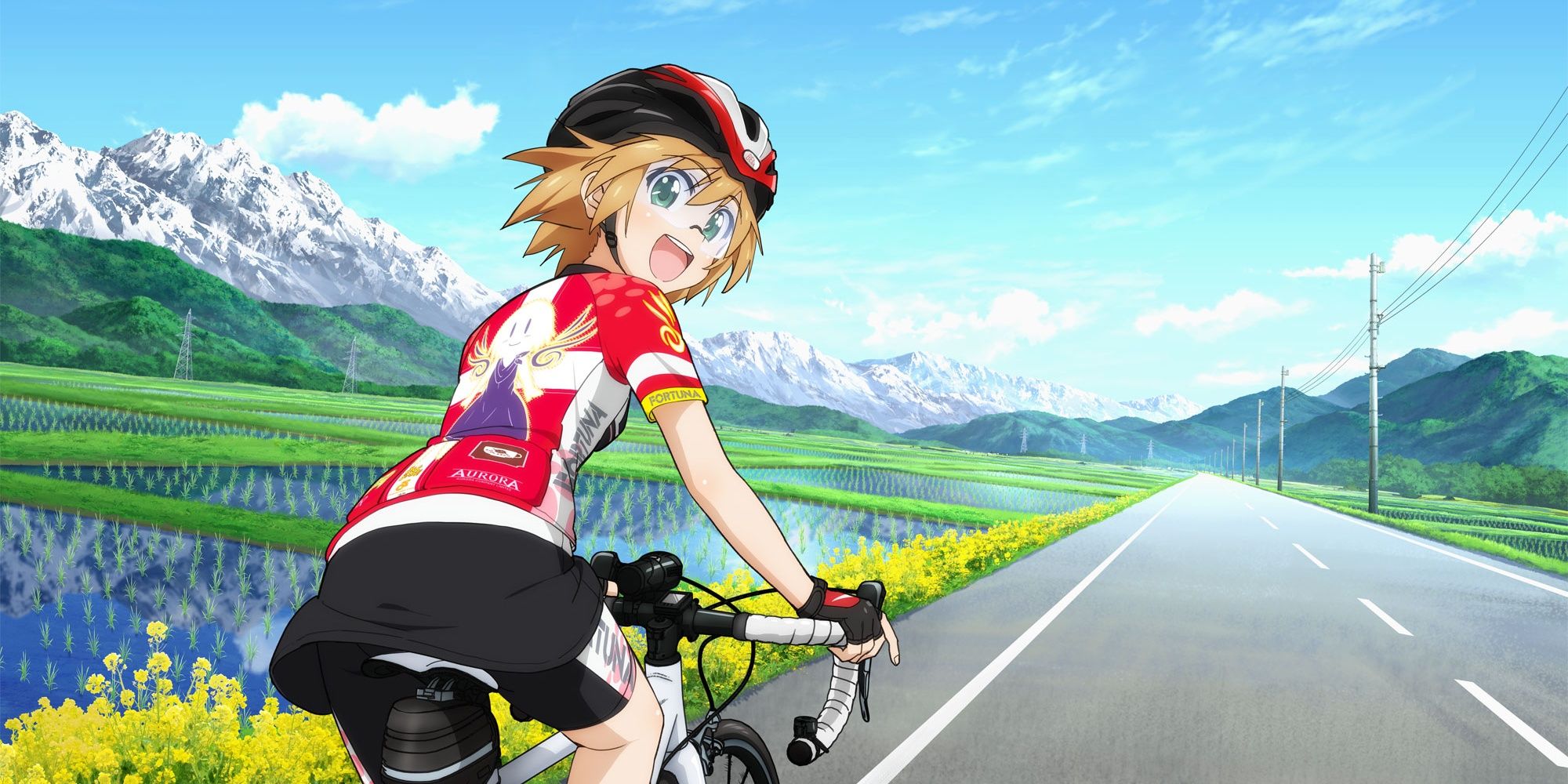 Ami Kurata from Long Riders! riding her bike