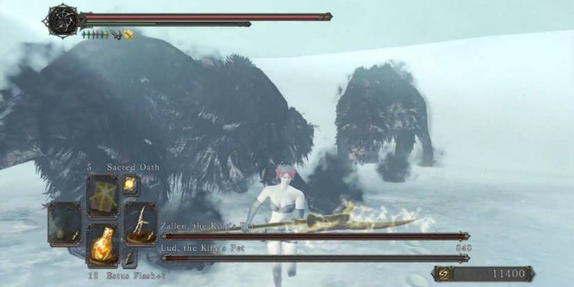 Lud & Zallen are the other two pets of the Ivory King