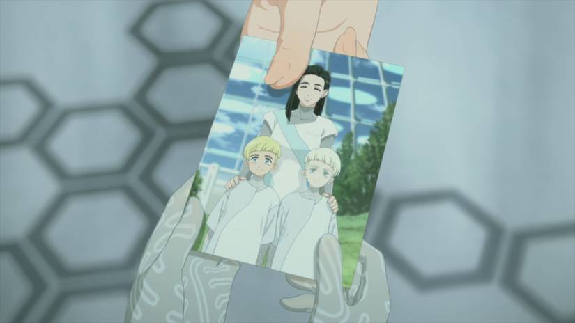 Luida Gives Vash The Saverem Family Portrait – TRIGUN STAMPEDE Episode 8