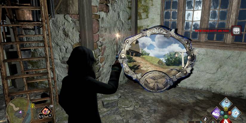 Lumos mirror puzzle Hogsmeade Hogwarts Legacy