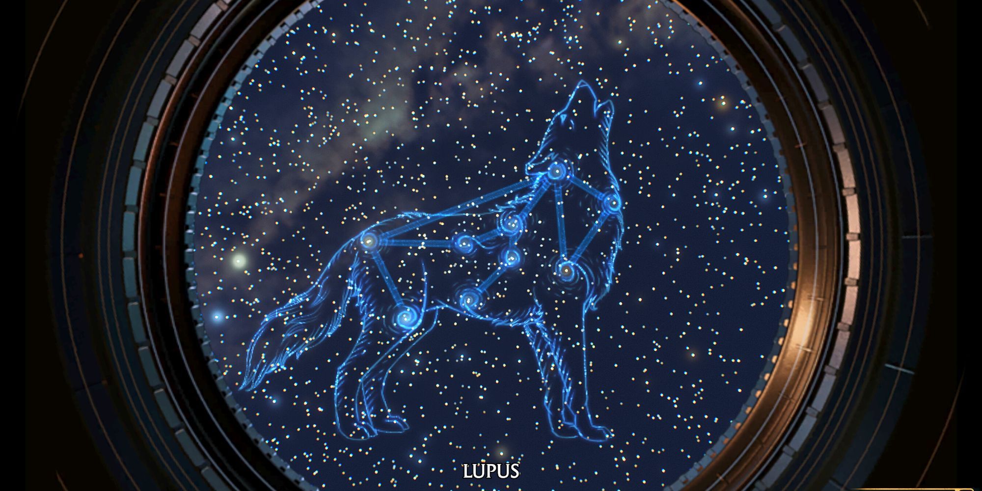 Lupus constellation astronomy table Hogwarts Legacy