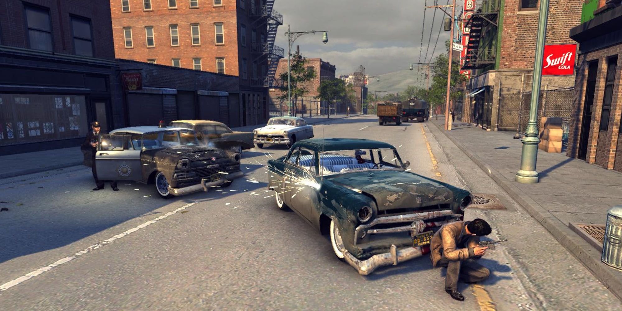 Mafia II gunfight scene