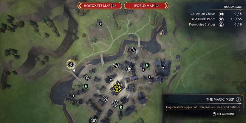 magic neep store locationin hogwarts legacy