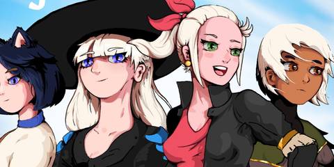 A promotional image featuring the characters of Magical Delicacy.