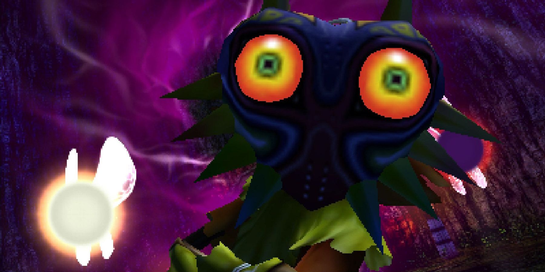 Screenshot of Skull Kid from The Legend of Zelda: Majora's Mask