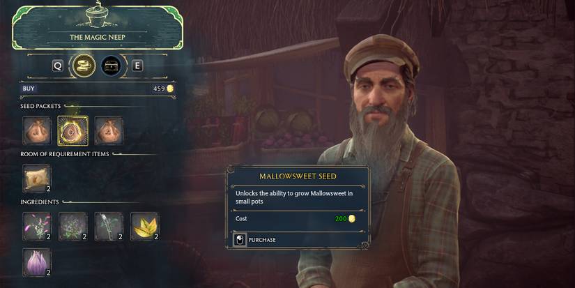 mallowsweet seeds in hogwarts legacy