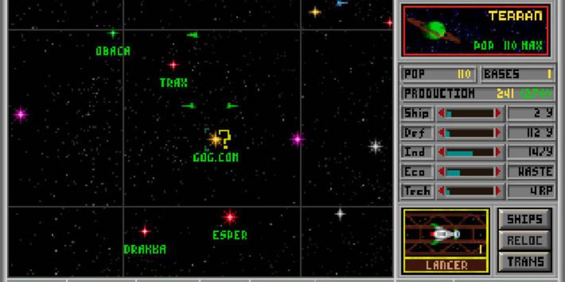a screenshot from Master of Orion