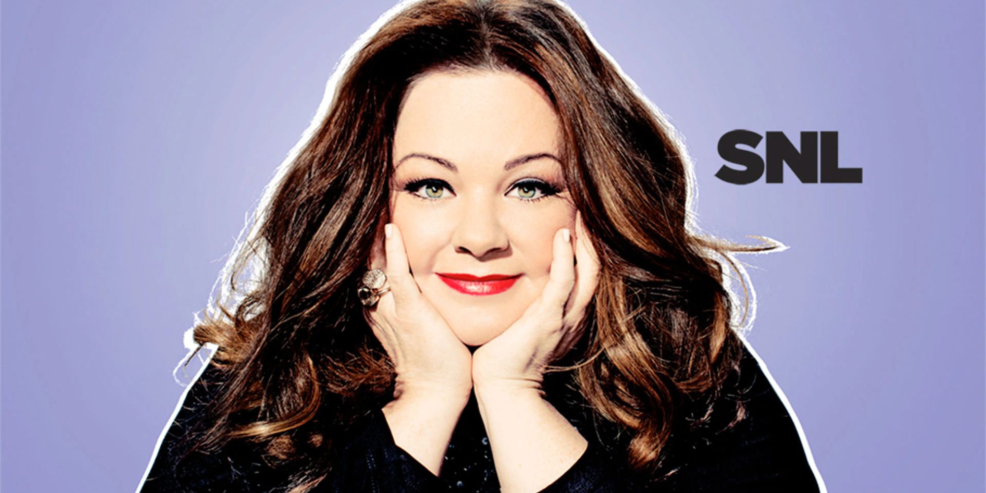 Melissa McCarthy in an SNL title card in 2017