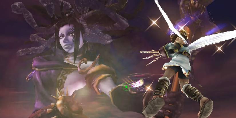 Pit facing Medusa in the sky