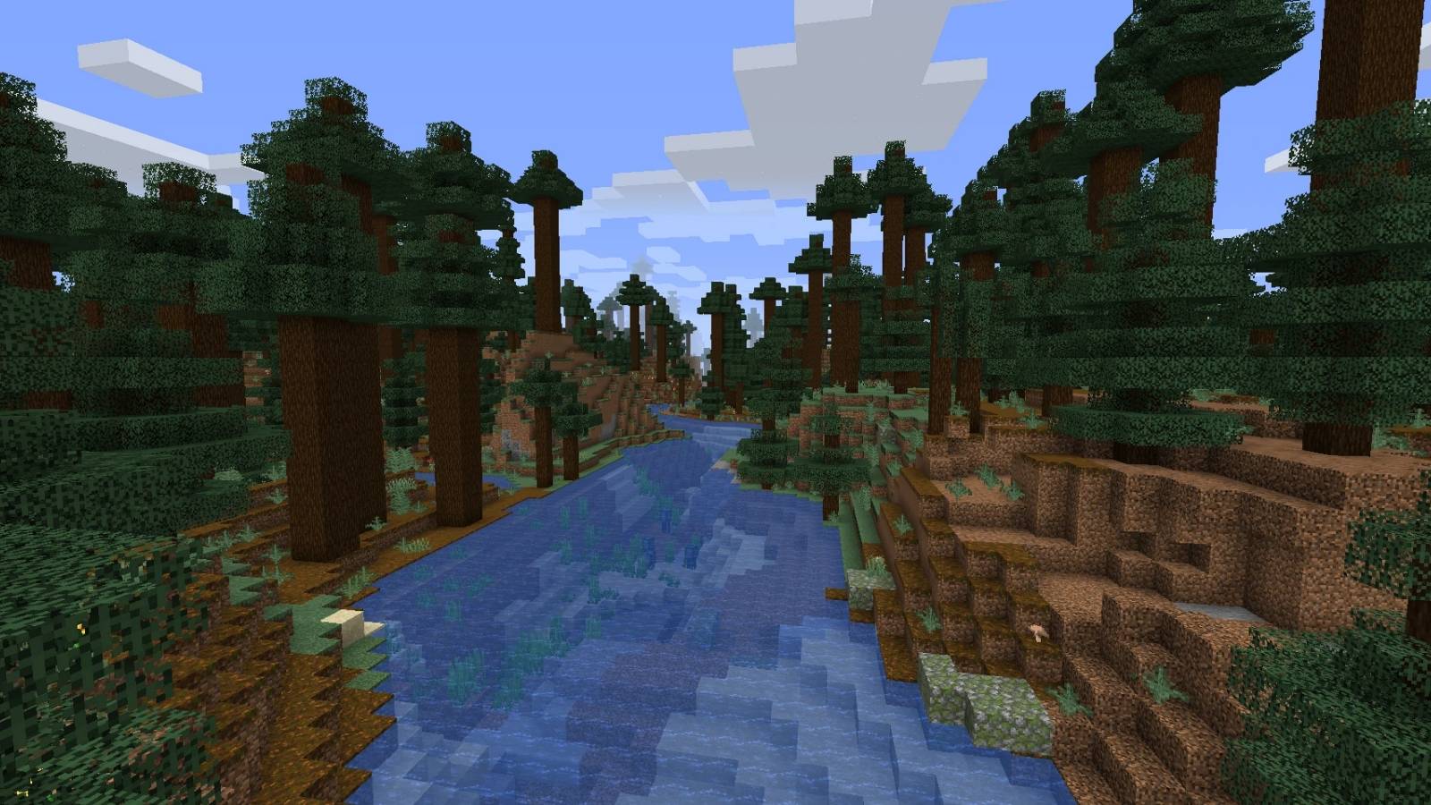 minecraft - old growth taiga biome screenshot