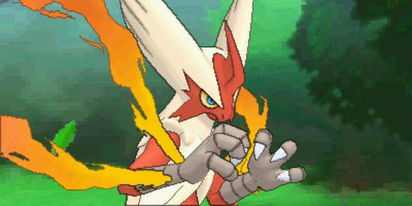 Mega Blaziken in battle in X & Y