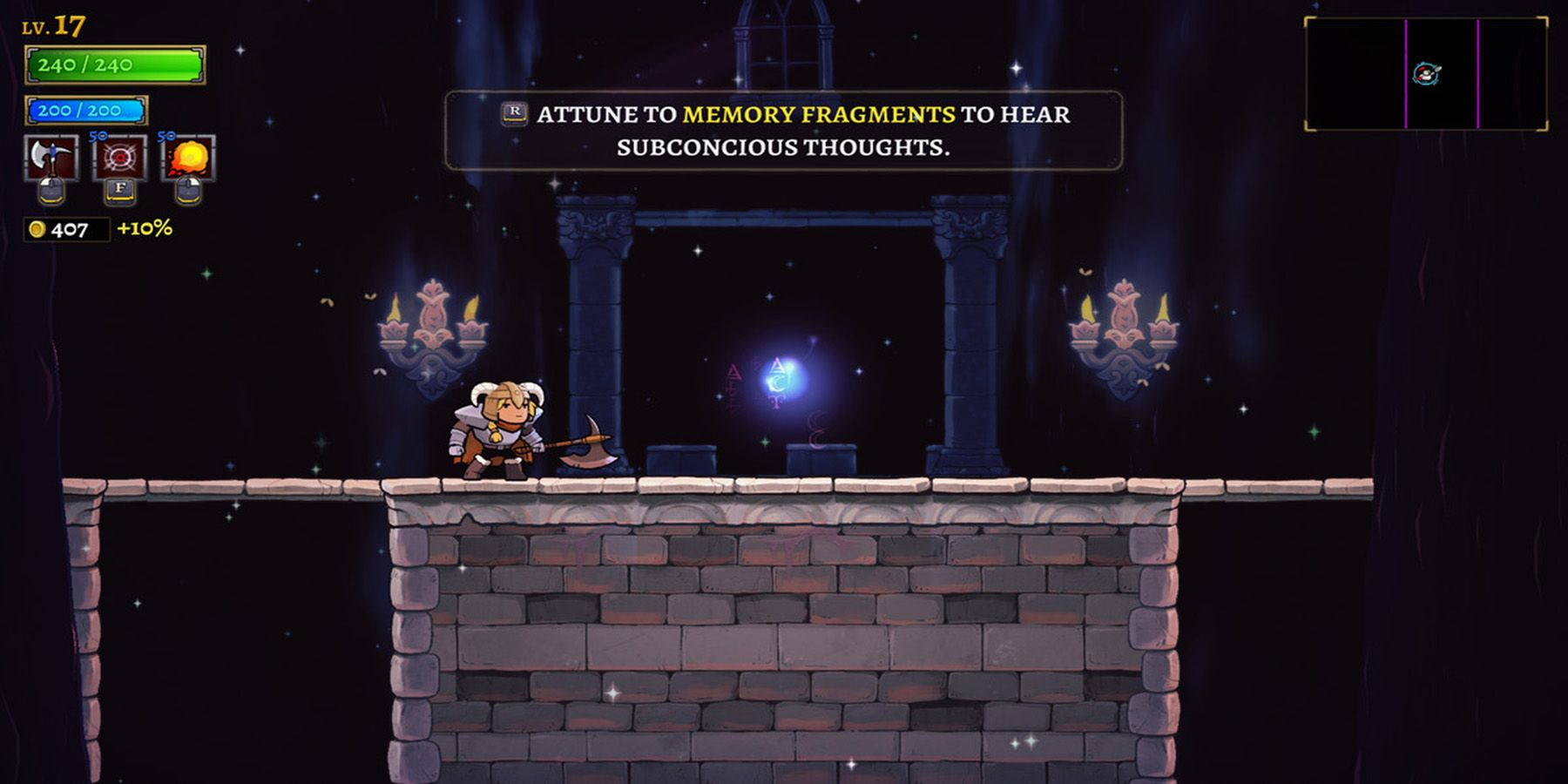 an image of memory fragment in rogue legacy 2.