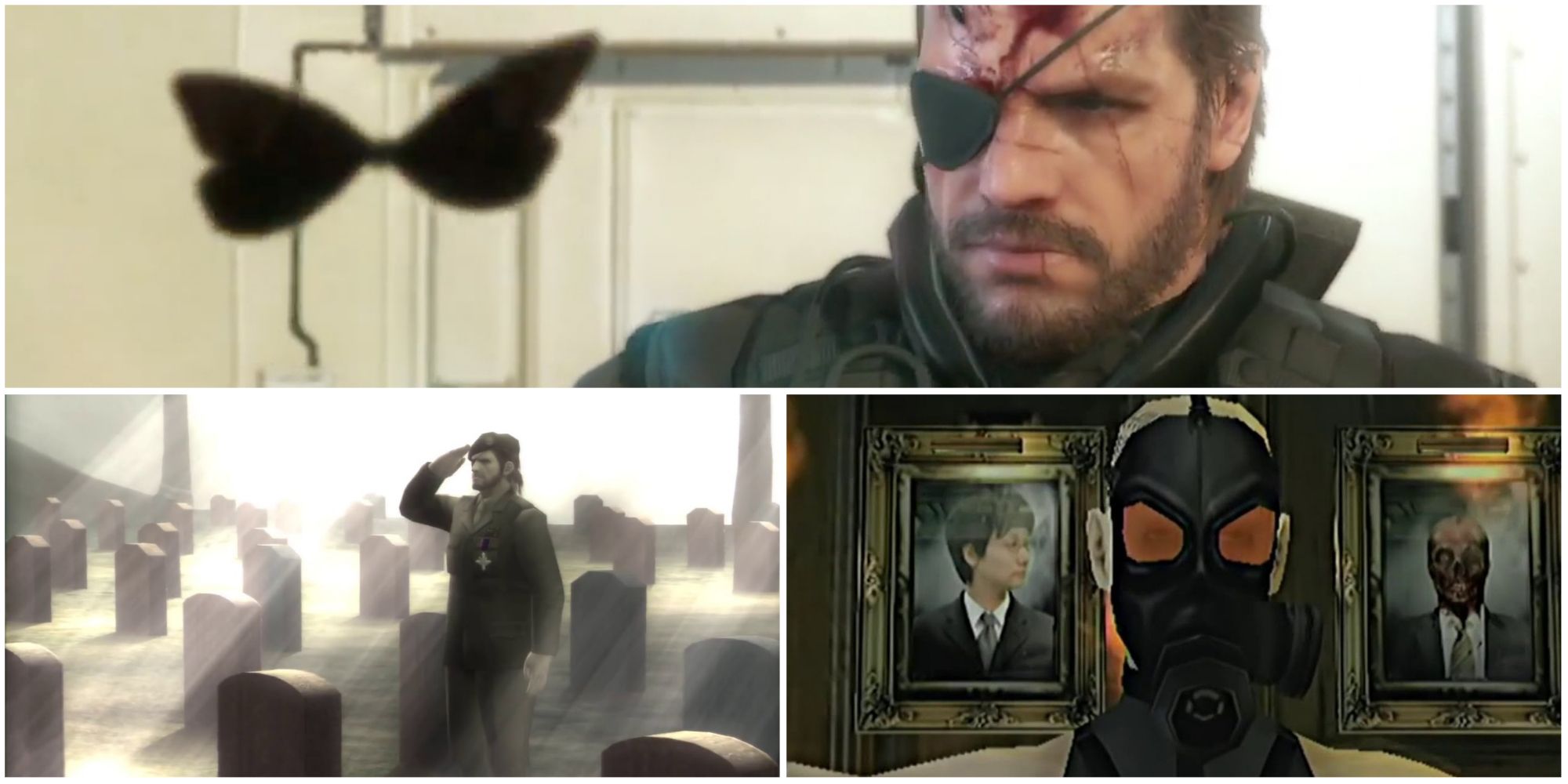 Best Metal Gear Cutscenes- Venom Snake Big Boss Psycho Mantis