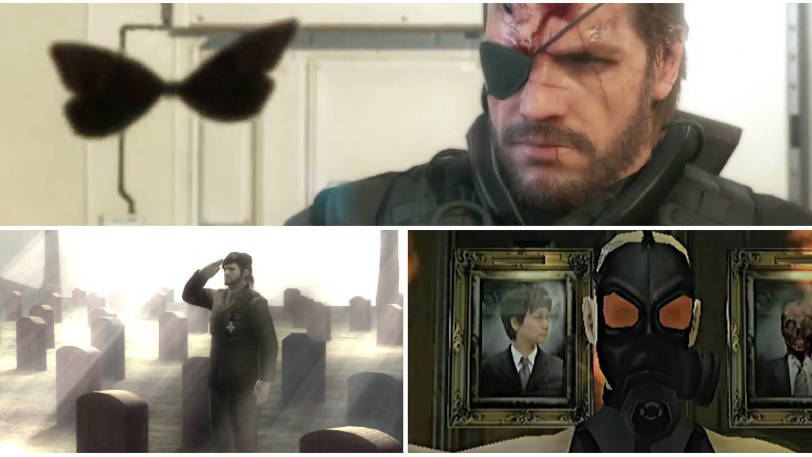Best Metal Gear Cutscenes- Venom Snake Big Boss Psycho Mantis