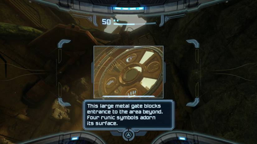 metroid prime remastered watery hall runic symbol locations