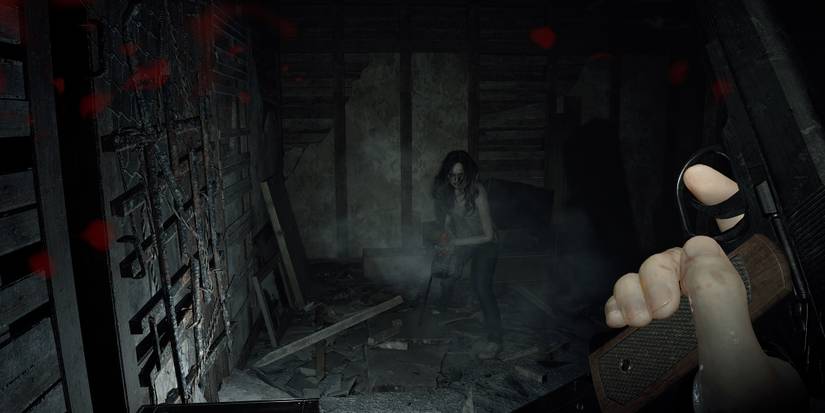 Mia Winters Second Attack With Chainsaw In Resident Evil 7