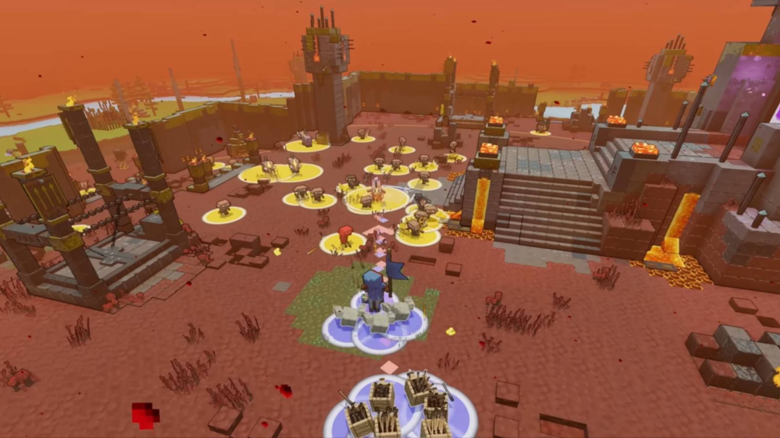 Minecraft-Legends-Fort-Battle