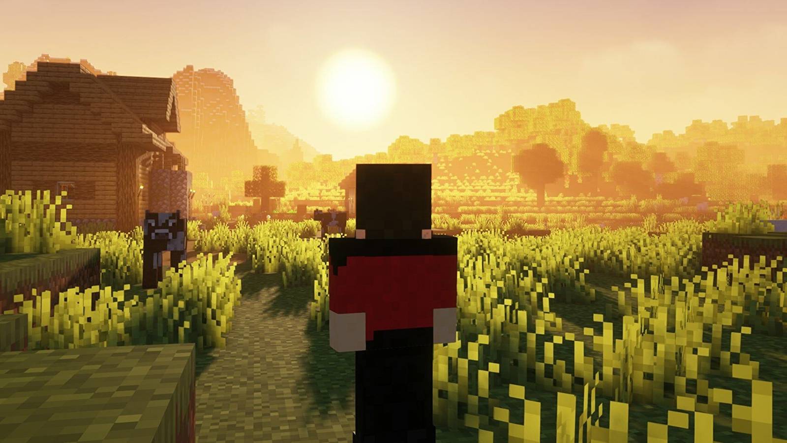 minecraft-sunset