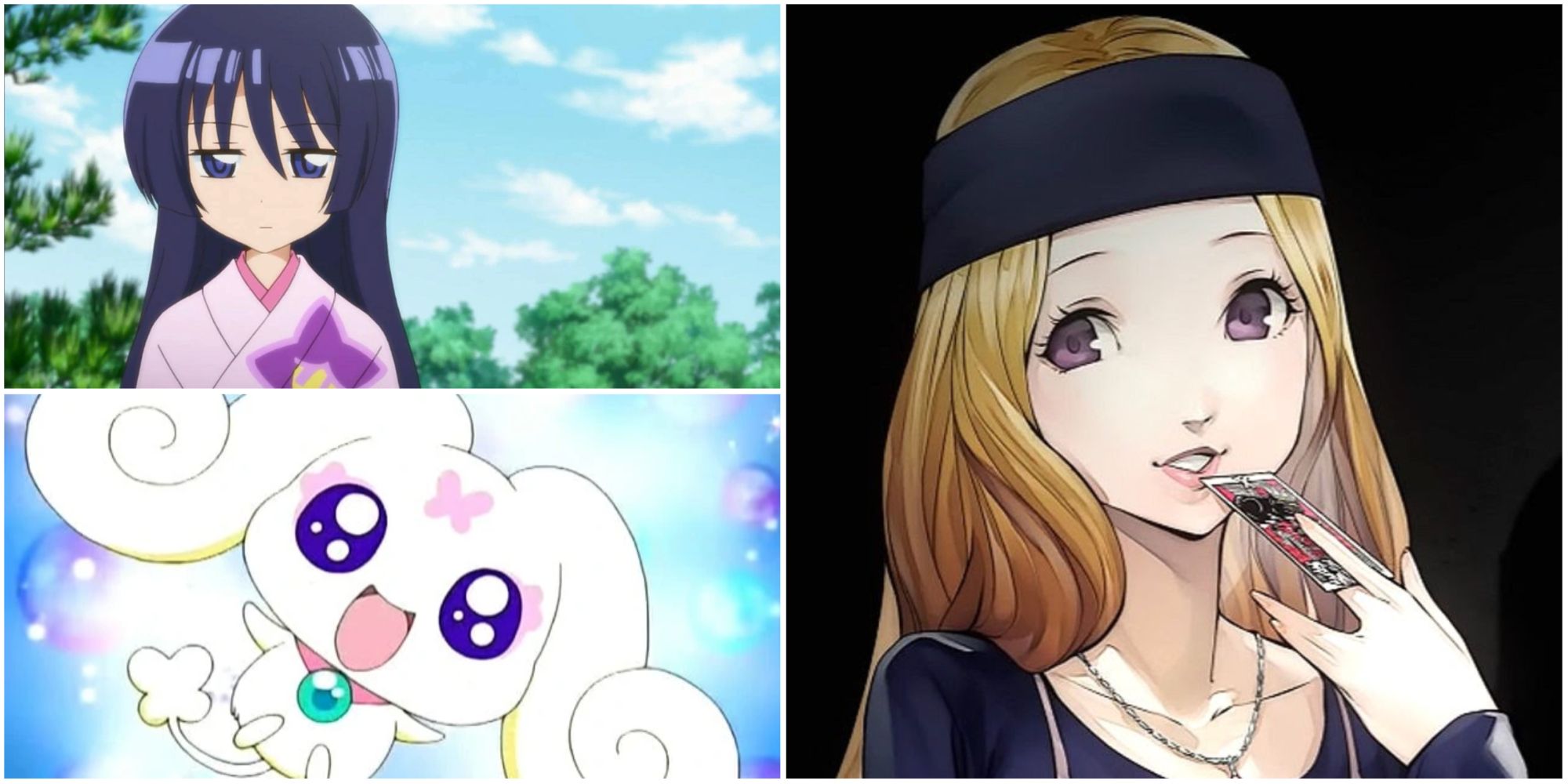 Miya Matsuki characters Isumi in Hayate the Combat Butler, Choppy in Pretty Cure, and Mifune in Persona 5