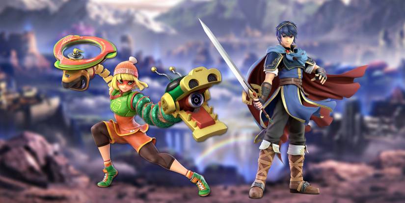 min min and marth in smash bros ultimate