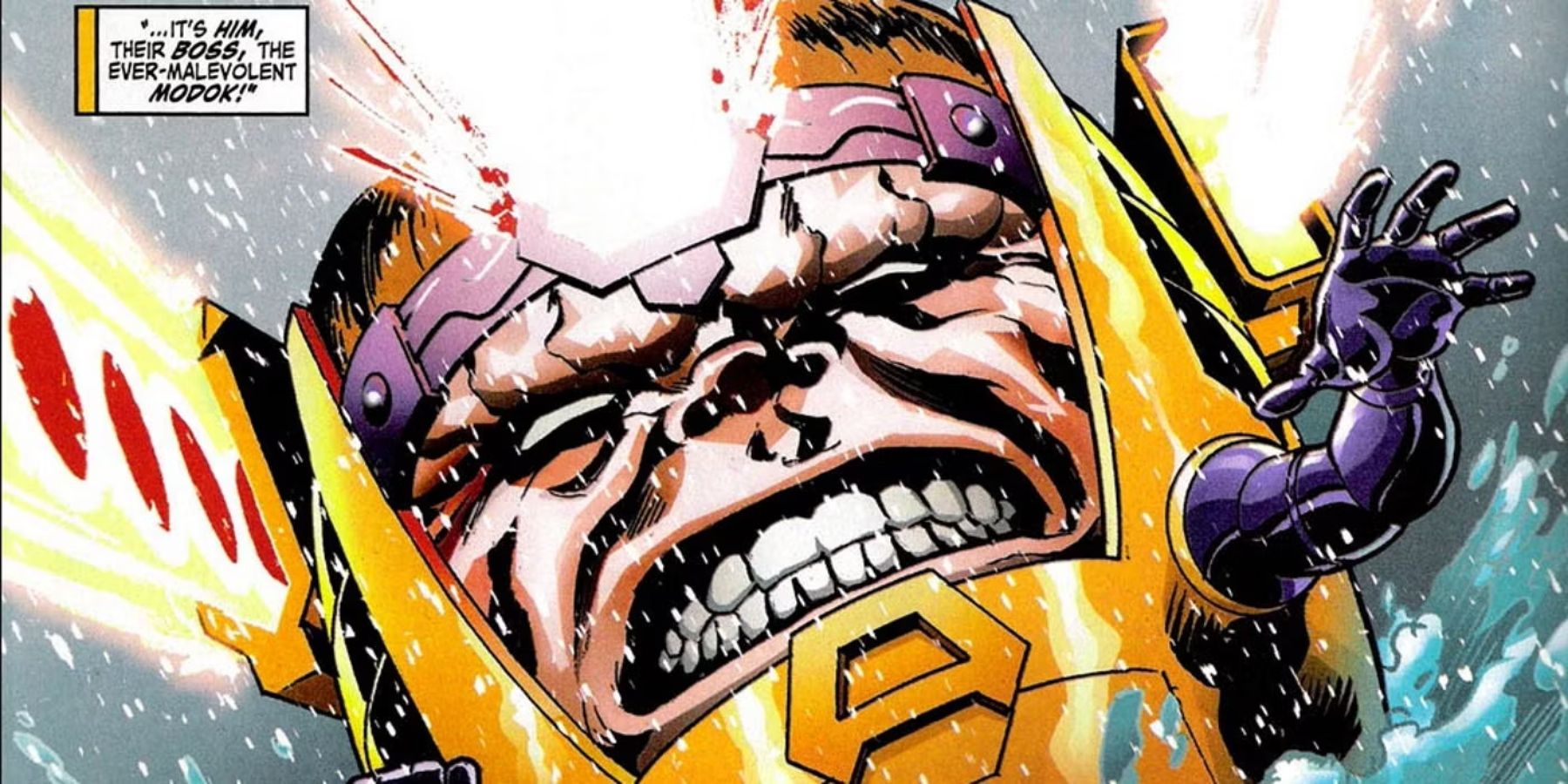 Ant-Man 3 MODOK shooting rays in Marvel Comics