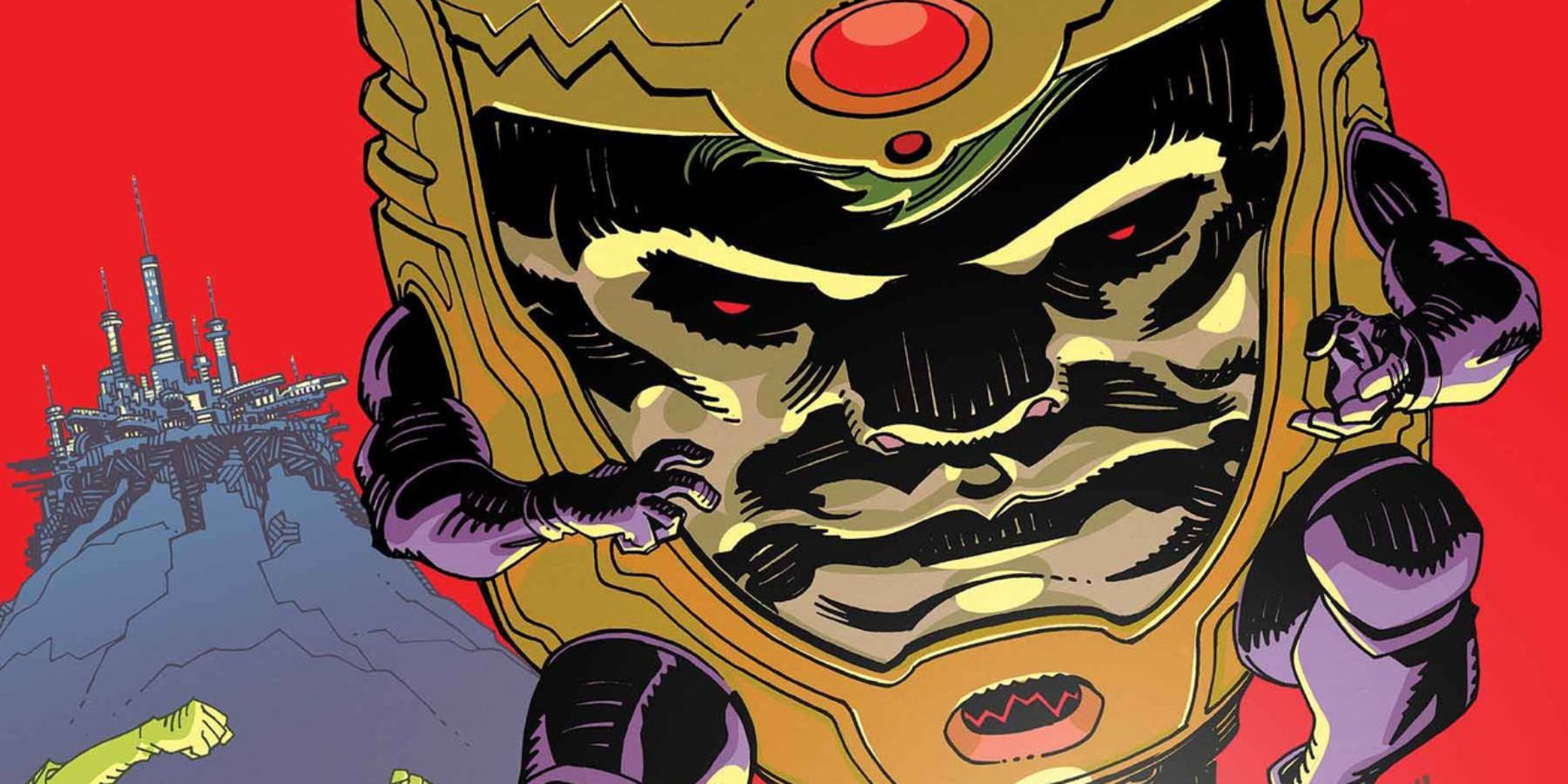 Ant-Man 3 MODOK in Marvel Comics with red background