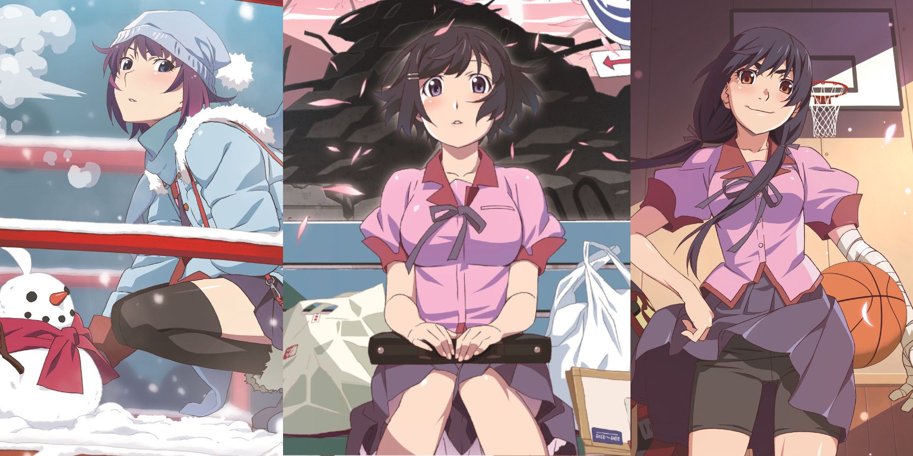 Otorimonogatari Monogatari Series Koimonogatari Anime Nadeko Sengoku, Anime,  face, black Hair png | PNGEgg