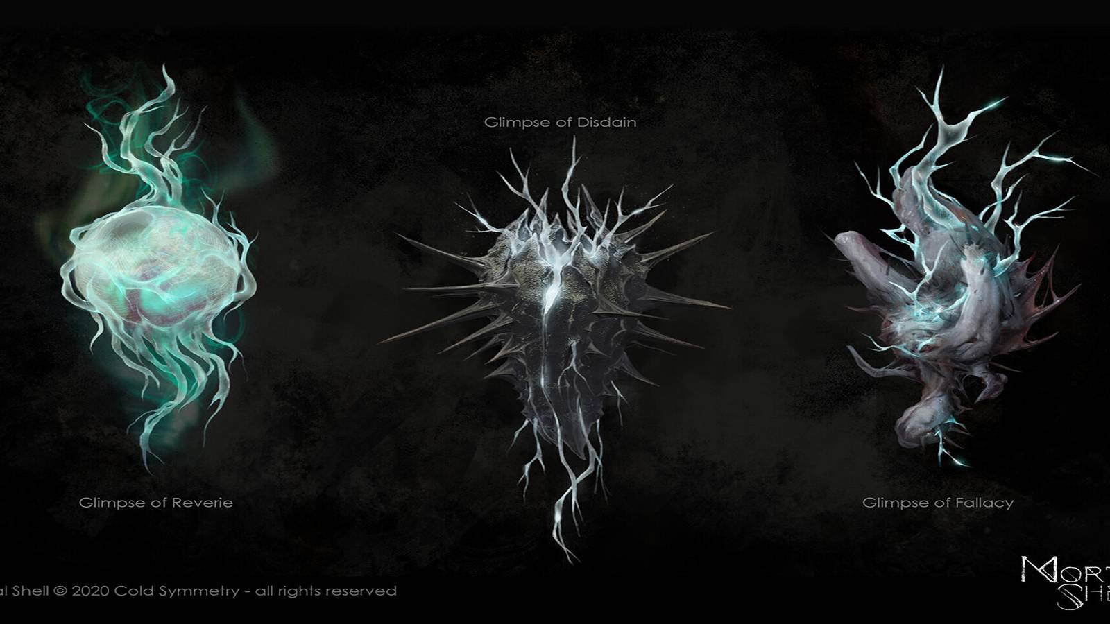 image showing three types of glimpses in mortal shell. 