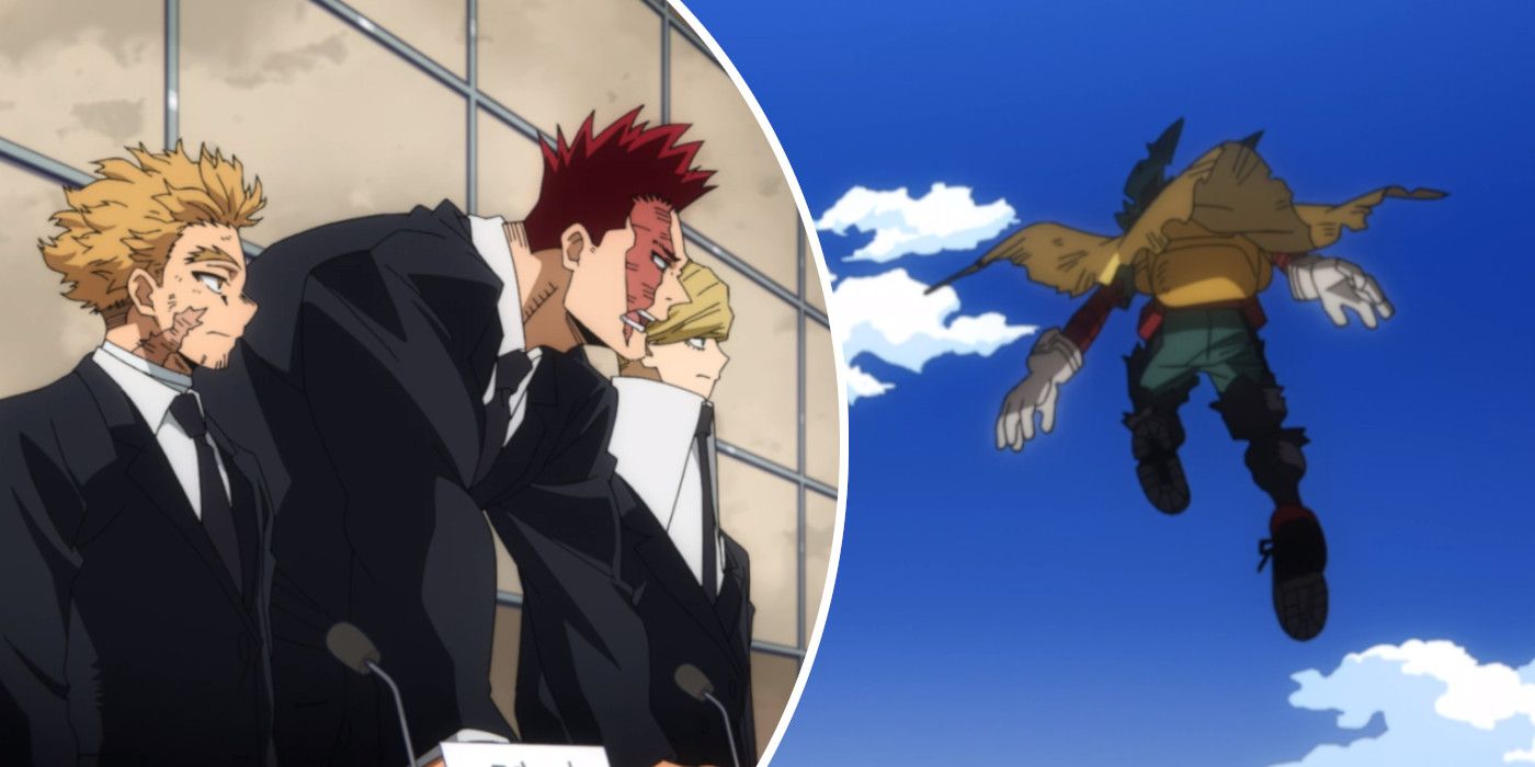 My Hero Academia Season 6 episode 18 review The Top 3 Pro-Heroes Endeavor, Hawks, Best Jeanist and Deku