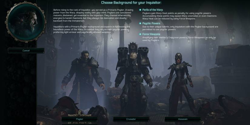 Warhammer 40,000: Inquisitor - Martyr Terminology