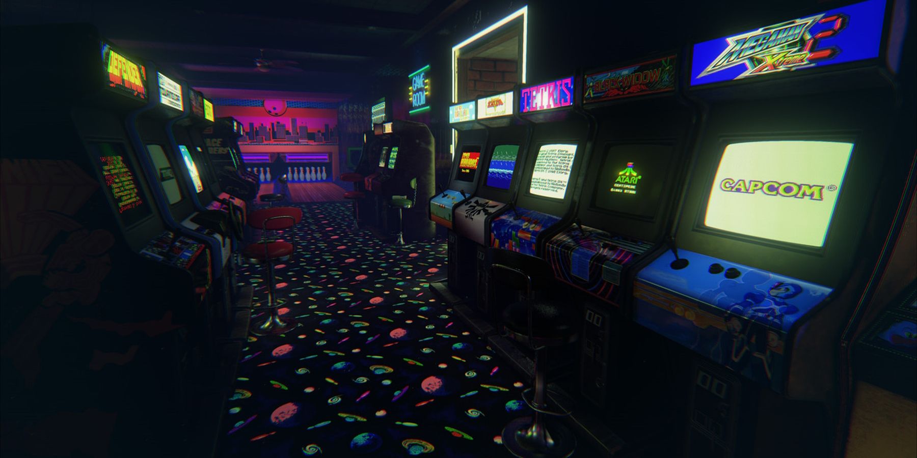 Gamer Makes Nostalgic Pixel Art of Arcade Featuring Games Like Pac-Man
