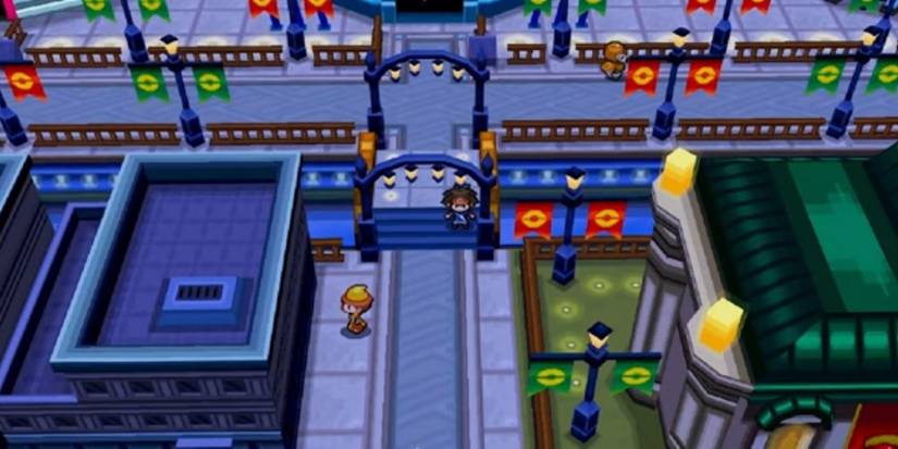 Nimbasa City as it appears in Pokemon Black 2 and White 2