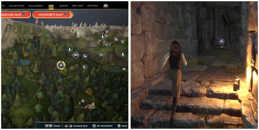 north ford bog treasure vault 1 location in hogwarts legacy