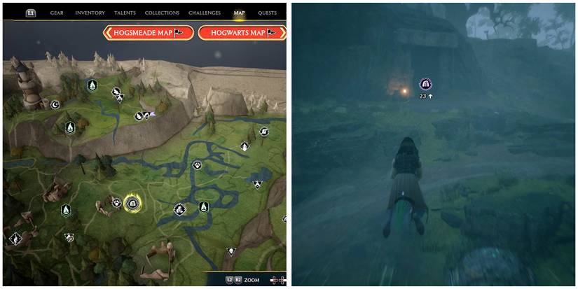 north ford bog treasure vault 5 location in hogwarts legacy