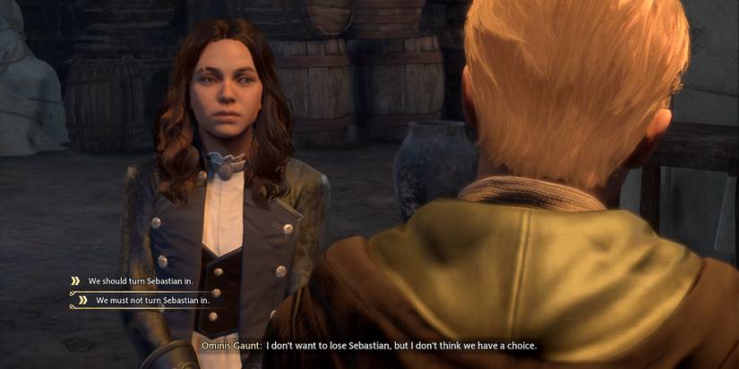 not turning sebastian in option in hogwarts legacy